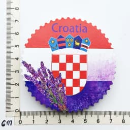 Croacia Fridge Magnet Kroatie Tourist Souvenir Mediterranean Split Trogir Hvar Trogir Magnetic Refrigerator Stickers Croatia Map