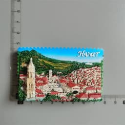 Croacia Fridge Magnet Kroatie Tourist Souvenir Mediterranean Split Trogir Hvar Trogir Magnetic Refrigerator Stickers Croatia Map