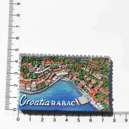 Croacia Fridge Magnet Kroatie Tourist Souvenir Mediterranean Split Trogir Hvar Trogir Magnetic Refrigerator Stickers Croatia Map