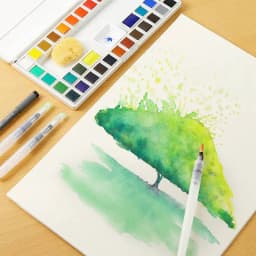 Paul Rubens 50% Cotton 300g/m2 Watercolor Paper Water Color Paper for Drawing Painting Student Practice Art Supplies