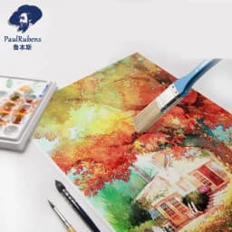 Paul Rubens 50% Cotton 300g/m2 Watercolor Paper Water Color Paper for Drawing Painting Student Practice Art Supplies