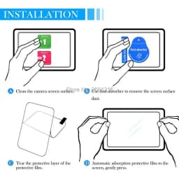 For Olympus OM-D E-M1 E-M1X E-M5 E-M10 Mark I II III IV Clear Tempered Glass 9H 2.5D Camera LCD Screen Protector Film Guard