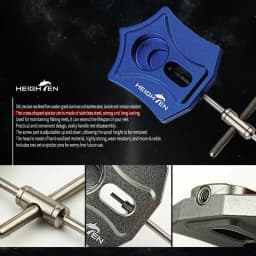 HEIGHTEN Reel Spool Bearing Pin Remover Kit Aviation Aluminum Bait Reel Spool Dismantling Tools