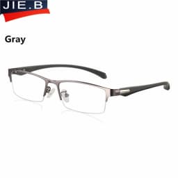 New Sun Photochromic Myopia Eyeglasses Optical Men Student Finished Myopia Eyewear Prescription Glasses Frame Half Rim -1.0 -4.0