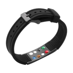 7 in 1 Titanium Silicone Magnetic Energy Armband Power Bio Bracelet Health Pain Relief Magnet Health Bracelet Bangle 3000 Gauss