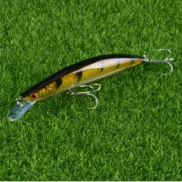 New 1pcs Sinking Minnow Fishing Lure 130mm 23g Good Hooks Wobbler Lase Body Crankbait Pesca For Bass Pike Tackle