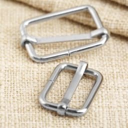 20pcs/lot Metal Square Ring Buckles Strap Slider Adjuster for Bags Garment Leather Accessories DIY Needlework