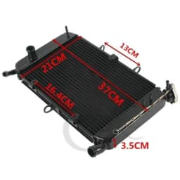 Motorcycle Radiator Water Cooler Cooling For Yamaha XJ6 XJ6S XJ6N 2009-2016 XJ6F 2010-2016 FZR6 2014 FZ6R 2009-2017 Aluminum