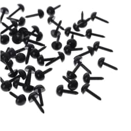 100Pcs 2mm/3mm/4mm DIY Puppet Plastic Black Pin Safety Eyes For Handmade Craft