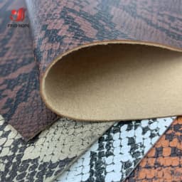 Snakeskin Pattern PU Faux Leatherette Sewing Fabric Vinyl Synthetic DIY Craft Brooch Bag Bow Craft Making Shoes Decor Material