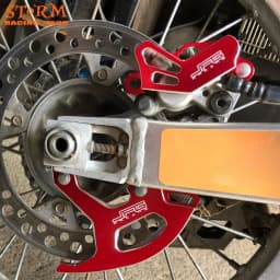 JFG Motorcycle CNC Rear Brake Disc Guard Protector Cover For HONDA CRF250R CRF450R CRF450RX CRF250X CRF450X CRF 450R 250X 04-17
