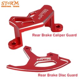 JFG Motorcycle CNC Rear Brake Disc Guard Protector Cover For HONDA CRF250R CRF450R CRF450RX CRF250X CRF450X CRF 450R 250X 04-17