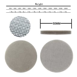 Sponge Foam Sandpaper 2/3 Inch 50/75mm Wet Dry Sanding Disc 3/5 Pcs 320-8000 Grit Polishing Buffer Pad Sanding Paper Hook Loop
