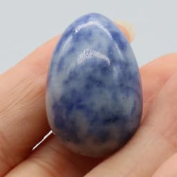 Wholesale Natural Stone Easter Colored Egg Shape Home Decoration Opal Reiki Healing Crystal Ornaments Polished Gems 20x30mm 1PC