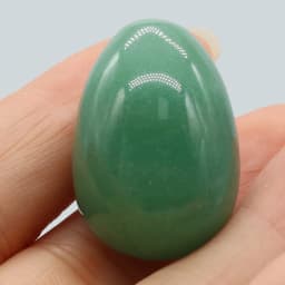 Wholesale Natural Stone Easter Colored Egg Shape Home Decoration Opal Reiki Healing Crystal Ornaments Polished Gems 20x30mm 1PC