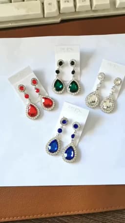 New Crystal Long Hanging Earrings for Women Water Drop Personality Luxury Drop Earrings Wedding Ear Jewelry Bijoux Femme Luxe