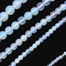 Natural Faceted Opal Stone Loose Spacer Round Beads For Jewelry Making DIY Bracelets Accessories 4-12 MM Wholesale