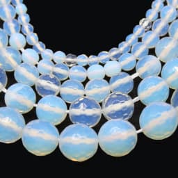 Natural Faceted Opal Stone Loose Spacer Round Beads For Jewelry Making DIY Bracelets Accessories 4-12 MM Wholesale