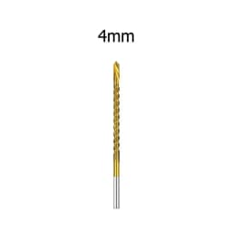 Titanium Coated Drill Bit Set 3/4/5/6/6.5/8mm Spiral Screw Metric Composite Tap Drill Bit Twist Drill Bits For Cutting Drilling