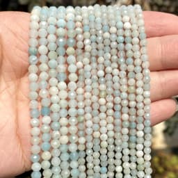 Natural Stone Faceted Crystals Amethysts Pink Quartzs Jades Gemstone Round Spacer Beads For Jewelry Making DIY Bracelet 2 3 4mm