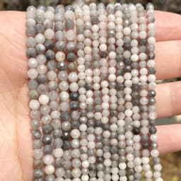 Natural Stone Faceted Crystals Amethysts Pink Quartzs Jades Gemstone Round Spacer Beads For Jewelry Making DIY Bracelet 2 3 4mm