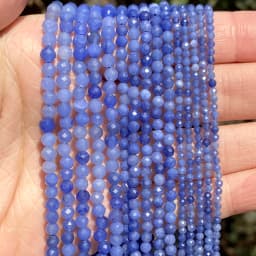 Natural Stone Faceted Crystals Amethysts Pink Quartzs Jades Gemstone Round Spacer Beads For Jewelry Making DIY Bracelet 2 3 4mm
