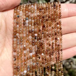 Natural Stone Faceted Crystals Amethysts Pink Quartzs Jades Gemstone Round Spacer Beads For Jewelry Making DIY Bracelet 2 3 4mm