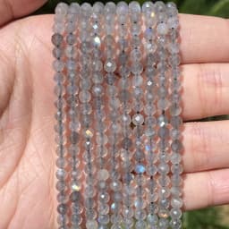 Natural Stone Faceted Crystals Amethysts Pink Quartzs Jades Gemstone Round Spacer Beads For Jewelry Making DIY Bracelet 2 3 4mm