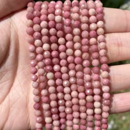 Natural Stone Faceted Crystals Amethysts Pink Quartzs Jades Gemstone Round Spacer Beads For Jewelry Making DIY Bracelet 2 3 4mm