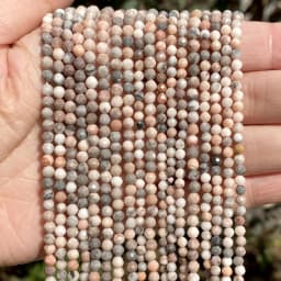 Natural Stone Faceted Crystals Amethysts Pink Quartzs Jades Gemstone Round Spacer Beads For Jewelry Making DIY Bracelet 2 3 4mm