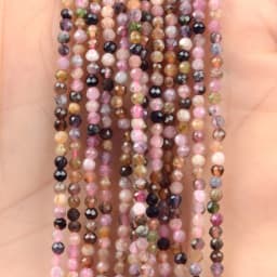 Natural Stone Faceted Crystals Amethysts Pink Quartzs Jades Gemstone Round Spacer Beads For Jewelry Making DIY Bracelet 2 3 4mm