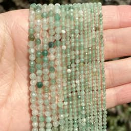 Natural Stone Faceted Crystals Amethysts Pink Quartzs Jades Gemstone Round Spacer Beads For Jewelry Making DIY Bracelet 2 3 4mm