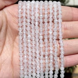 Natural Stone Faceted Crystals Amethysts Pink Quartzs Jades Gemstone Round Spacer Beads For Jewelry Making DIY Bracelet 2 3 4mm