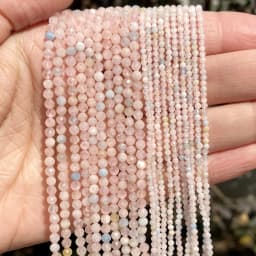 Natural Stone Faceted Crystals Amethysts Pink Quartzs Jades Gemstone Round Spacer Beads For Jewelry Making DIY Bracelet 2 3 4mm