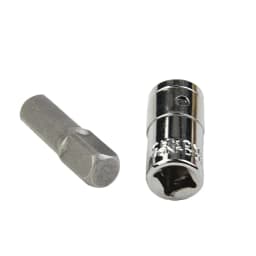 2pcs Impact Driver Socket Drill Adapter Drill Chuck Converter 1/4'' Square Drive To 1/4 Hex Shank For Hand Tools Accessories