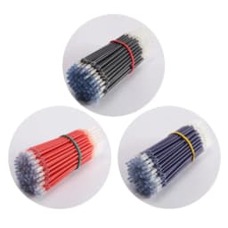 10/20/30 pcs/set 0.5mm Gel Pen Refills Red Blue Black Ink Stationery Writing Supplies Office Signature Rods Office School Needle