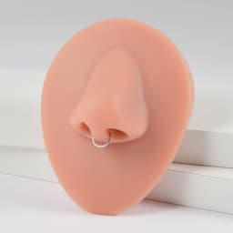 1PC Surgical Steel Nose Rings Septum Clicker Segment Hinged Ring Nose Ear Cartilage Tragus Helix Ear Lobe Body Piercing Jewelry