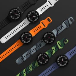 Silicone Band for Samsung Galaxy Watch 7 6 4 44mm 40mm/FE/5 pro 45mm Bracelet Galaxy Watch 6 4 Classic 47mm 43mm 42mm 46mmstrap