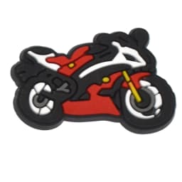 Hot Sale 1pcs PVC Shoe Charms for Crocs Accessories Motorcycles Women Clogs Buckle Kids Pins Decoration Jeans Boy X-mas Gift