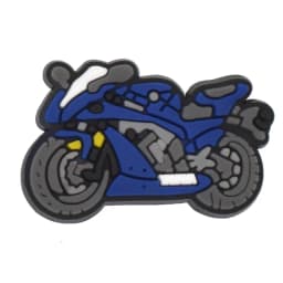 Hot Sale 1pcs PVC Shoe Charms for Crocs Accessories Motorcycles Women Clogs Buckle Kids Pins Decoration Jeans Boy X-mas Gift