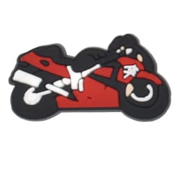 Hot Sale 1pcs PVC Shoe Charms for Crocs Accessories Motorcycles Women Clogs Buckle Kids Pins Decoration Jeans Boy X-mas Gift