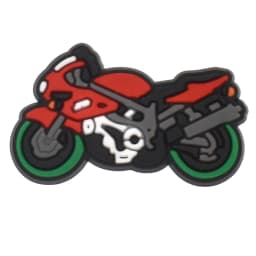 Hot Sale 1pcs PVC Shoe Charms for Crocs Accessories Motorcycles Women Clogs Buckle Kids Pins Decoration Jeans Boy X-mas Gift