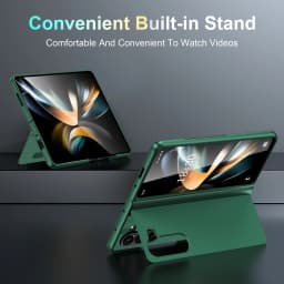 For Samsung Galaxy Z Fold 7 6 5 4 3 Fold7 Fold6 Fold5 Fold4 Fold3 5G Hard PC Bracket Folding Anti-fall Full Protection Cover