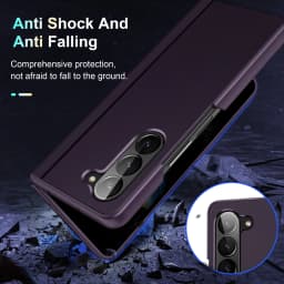 For Samsung Galaxy Z Fold 7 6 5 4 3 Fold7 Fold6 Fold5 Fold4 Fold3 5G Hard PC Bracket Folding Anti-fall Full Protection Cover