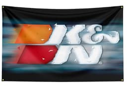 FLAGDOM 90X150CM  3X5FT K&N Flag Polyester Printed Auto Parts Banner For Decor