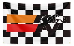 FLAGDOM 90X150CM  3X5FT K&N Flag Polyester Printed Auto Parts Banner For Decor