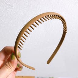 Fashion Solid Color Plastic Hairbands For Women Toothed Wave Combs Non-slip Hair Bands Hair Accessories Girl Face Wash Headbands