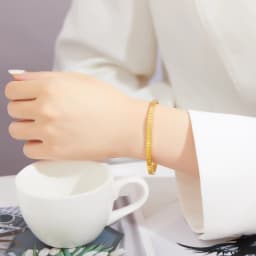 VQYSKO Zircon Geometric Bracelet Accessories Personalized Simple Versatile Titanium Steel Hand Bracelet Female Jewelry