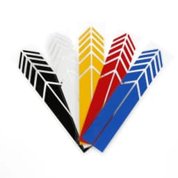 2pcs/set Car Sticker Non Fading Fashion Color Stripe Car Sticker Racing Strips Side Rear View Mirror Decor Decal Car Universal