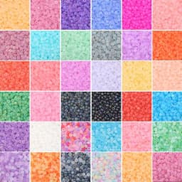 2/3/4mm Frosted Multi-Color Glass Rice Beads - DIY Jewelry (Earring/Bracelet/Necklace) 10g/Bag ≈660/220/100pcs 0.8mm Aperture